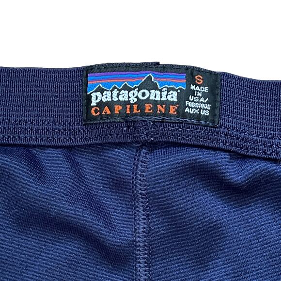 Patagonia Capilene Baselayer Pants Mens Small Blue - Picture 3 of 5